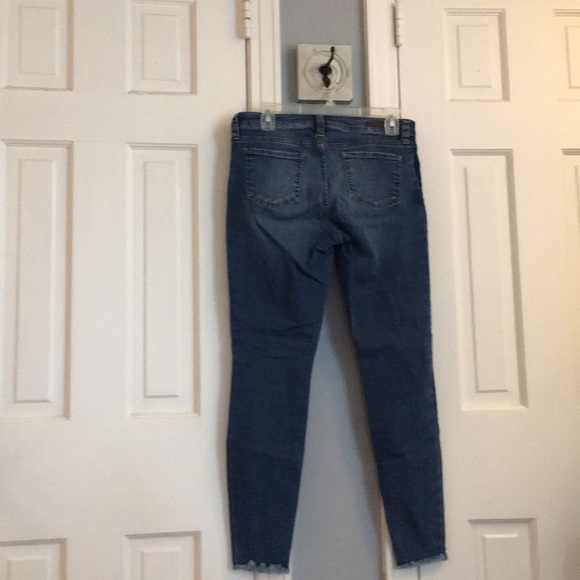 Kut from the Kloth Jeans with Dark Denim Tuxedo Stripe, LN Sz 8 - Picture 2 of 5